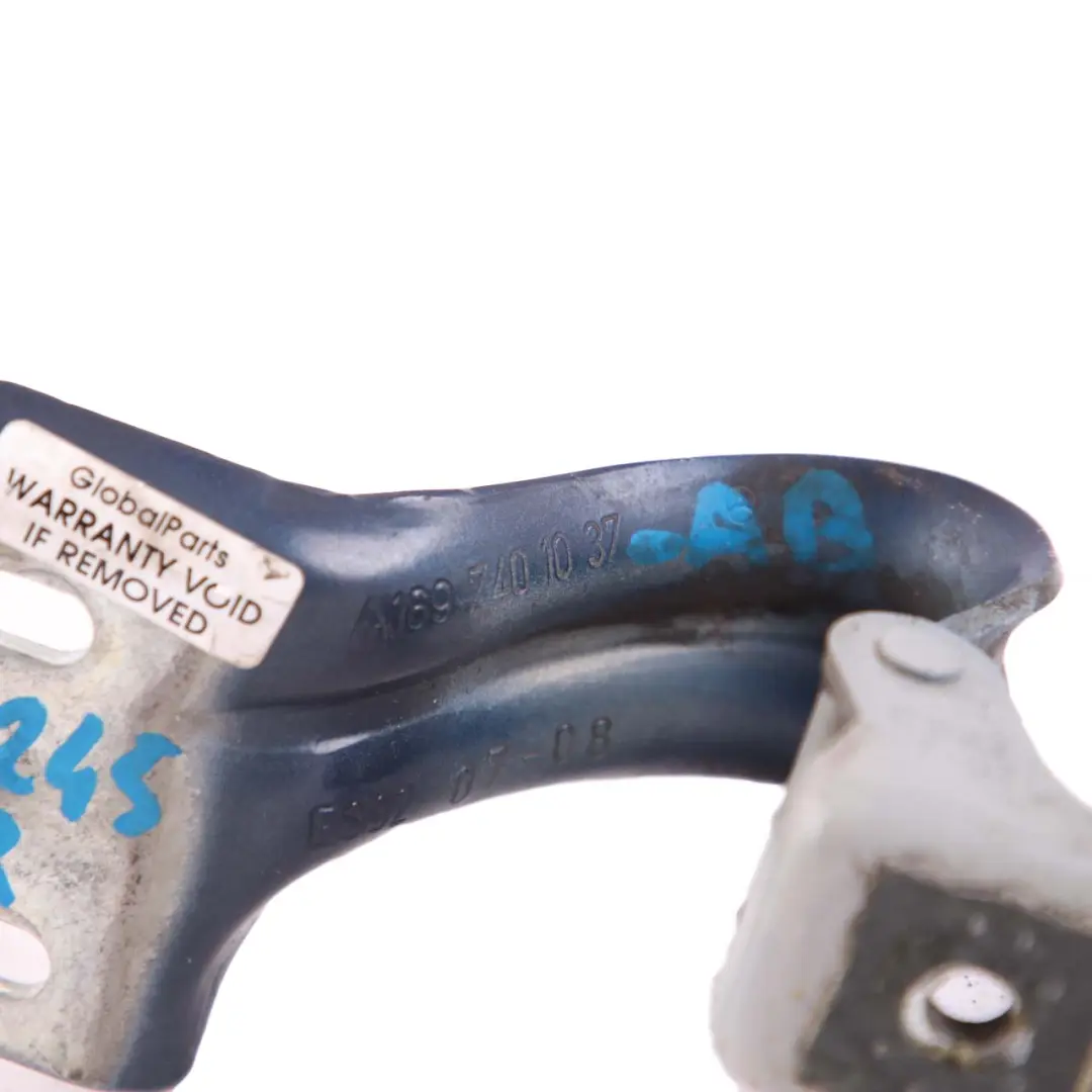  Mercedes-Benz W245 Rear Right O/S Trunk Tailgate Hinge Atoll Blue - SKU A1697401037-AB - Part number A1697401037