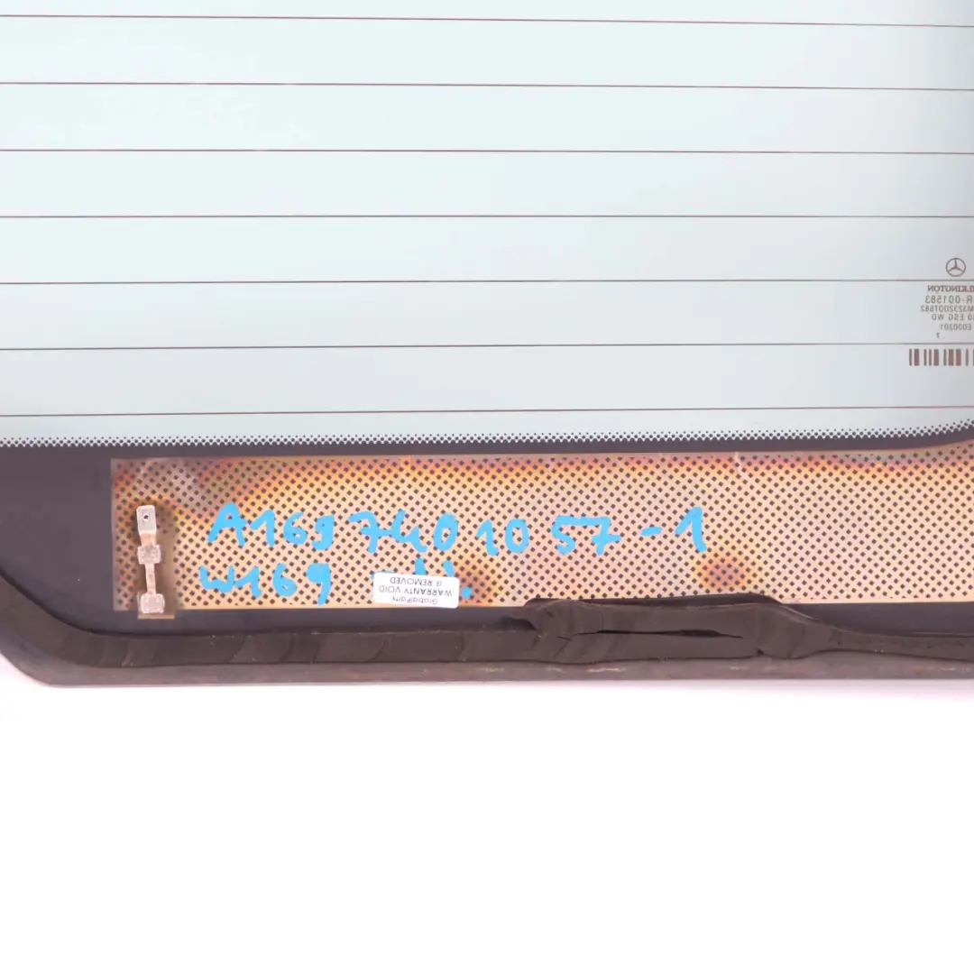 Szyba tylna bagażnika AS2 Zielona do Mercedes W169 o numerze A1697401057 Mercedes W169 Szyba tylna bagażnika AS2 Zielona - SKU A1697401057-1 - Numer Części A1697401057