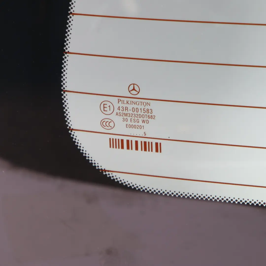 Benz A Class W169 Rear Window Glass AS2 Green to Mercedes with Part number A1697401057 Mercedes Benz A Class W169 Rear Window Glass AS2 Green - SKU A1697401057 - Part number A1697401057