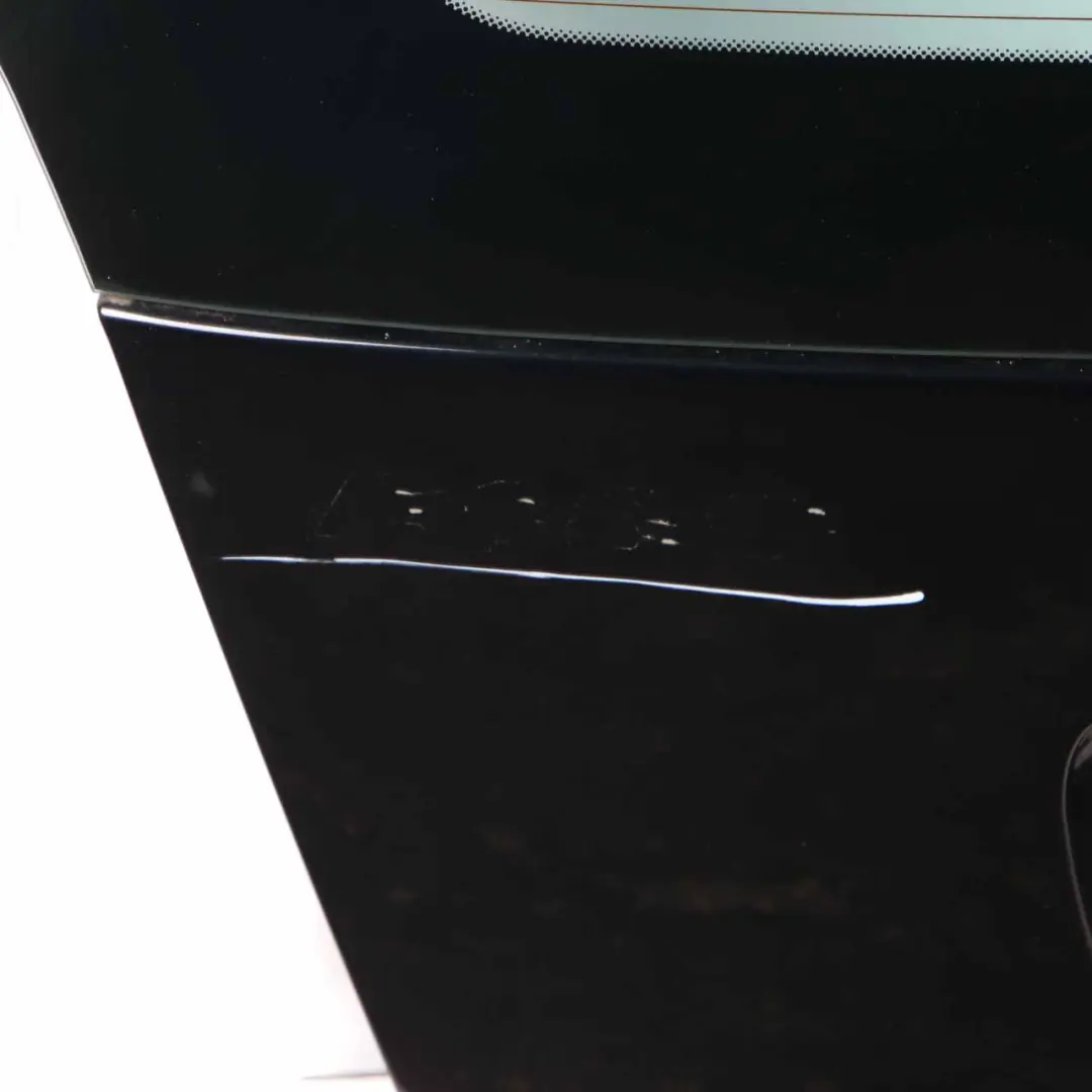 Boot Trunk Lid Tailgate Kosmos Black Metallic - 191 to Mercedes W169 with Part number A1697401105 Mercedes W169 Boot Trunk Lid Tailgate Kosmos Black Metallic - 191 - SKU A1697401105-KB - Part number A1697401105