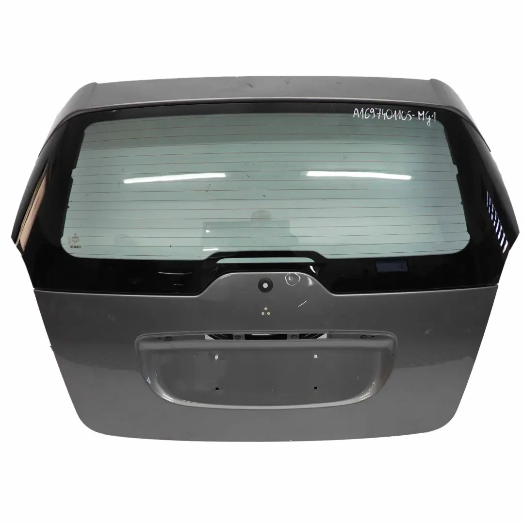 Boot Trunk Lid Tailgate Mountain Grey Metallic - 787 to Mercedes W169 with Part number A1697401105 Mercedes W169 Boot Trunk Lid Tailgate Mountain Grey Metallic - 787 - SKU A1697401105-MG1 - Part number A1697401105