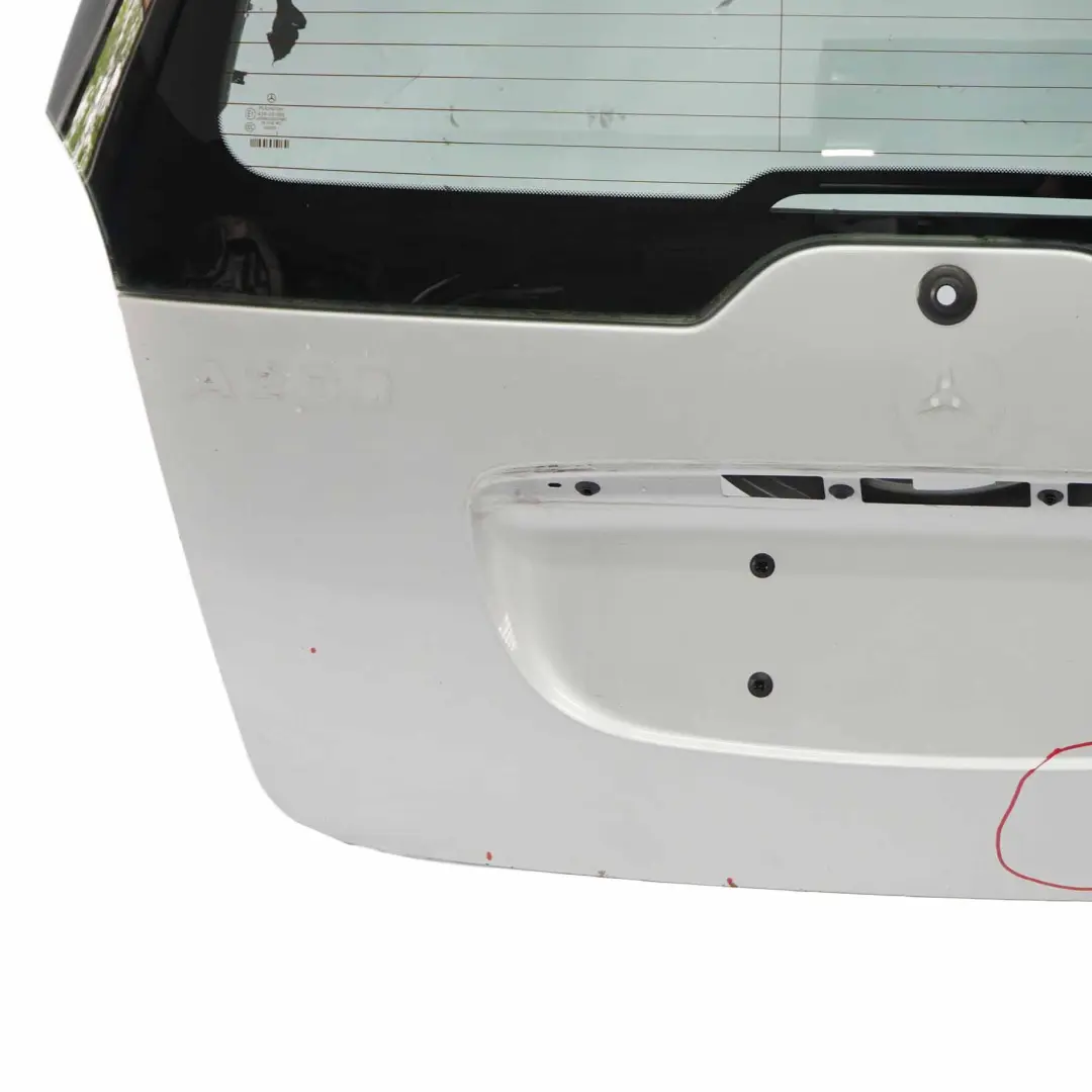 Mercedes-Benz A-Class W169 Boot Trunk Lid Tailgate Polar Silver Metallic - 761 to with Part number A1697401105 Mercedes-Benz A-Class W169 Boot Trunk Lid Tailgate Polar Silver Metallic - 761 - SKU A1697401105-PLS - Part number A1697401105
