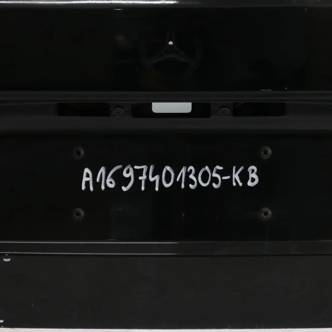 Trunk Lid Mercedes W245 Boot Tailgate Panel Kosmos Cosmic Black Metallic - 191 to with Part number A1697401305 Trunk Lid Mercedes W245 Boot Tailgate Panel Kosmos Cosmic Black Metallic - 191 - SKU A1697401305-KB - Part number A1697401305