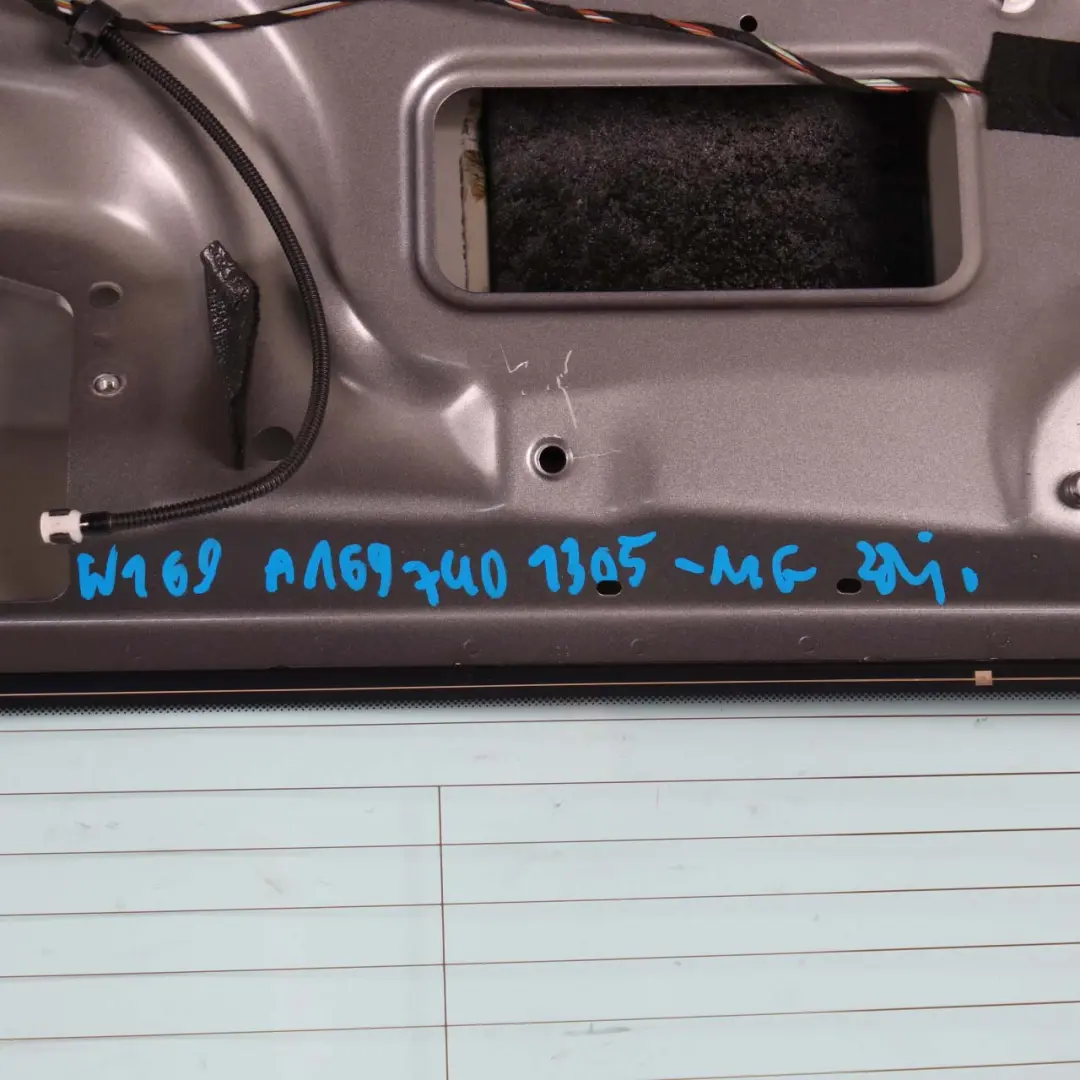 Trunk Lid Mercedes W245 Boot Tailgate Panel Mountain Grey Metallic - 787 to with Part number A1697401305 Trunk Lid Mercedes W245 Boot Tailgate Panel Mountain Grey Metallic - 787 - SKU A1697401305-MG - Part number A1697401305