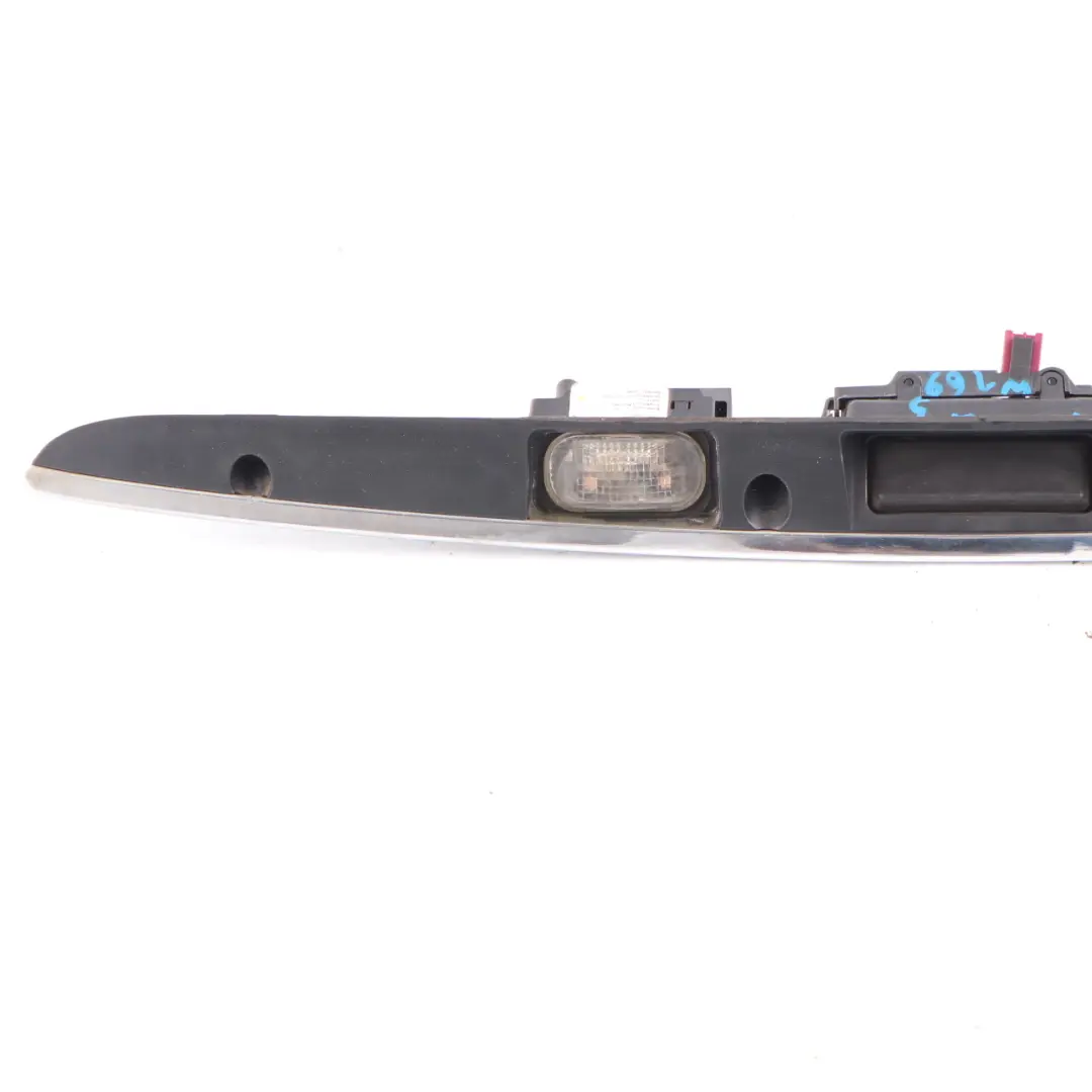 Trunk Lid Tailgate Handle License Plate Light Chrome to Mercedes W169 with Part number A1697401993 Mercedes W169 Trunk Lid Tailgate Handle License Plate Light Chrome - SKU A1697401993-3 - Part number A1697401993