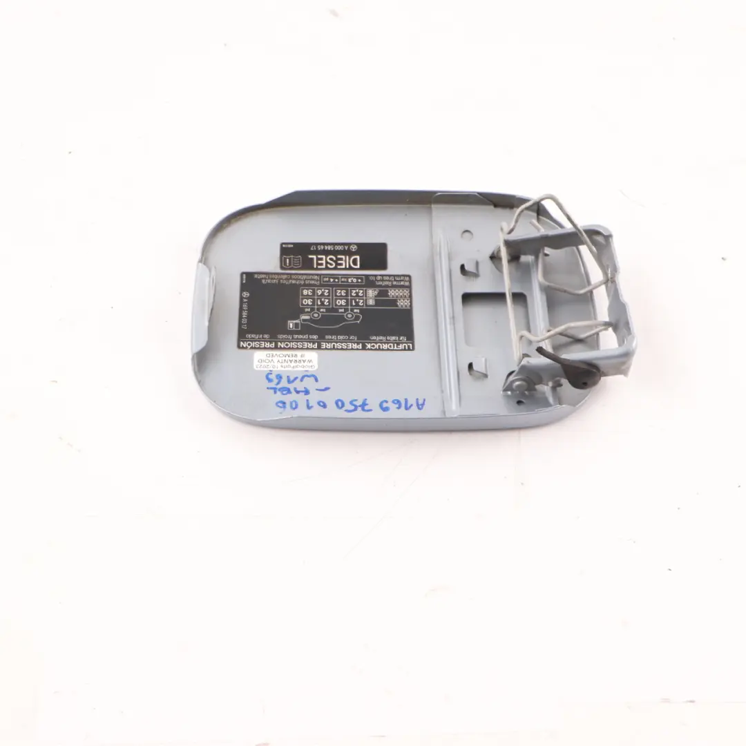 Mercedes W169 Couvercle de bouchon de réservoir de carburant bleu horizon - 391 - SKU A1697500106-HBL - Numéro de pièce A1697500106