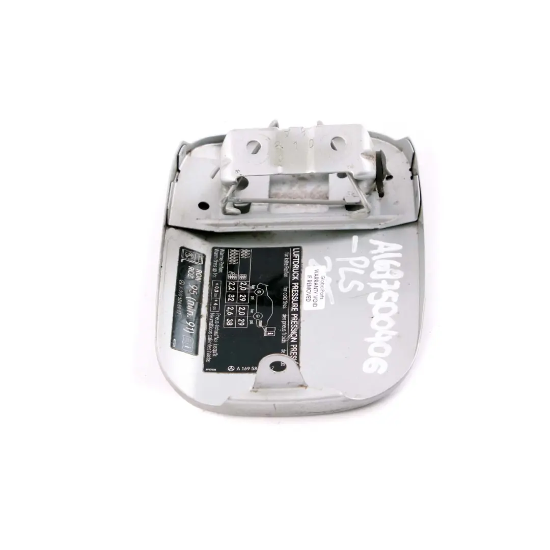  Mercedes-Benz B-Class W245 Fuel Flap Tank Cap Cover Kosmos Polar Silver - 761 - SKU A1697500406-PS - Part number A1697500406