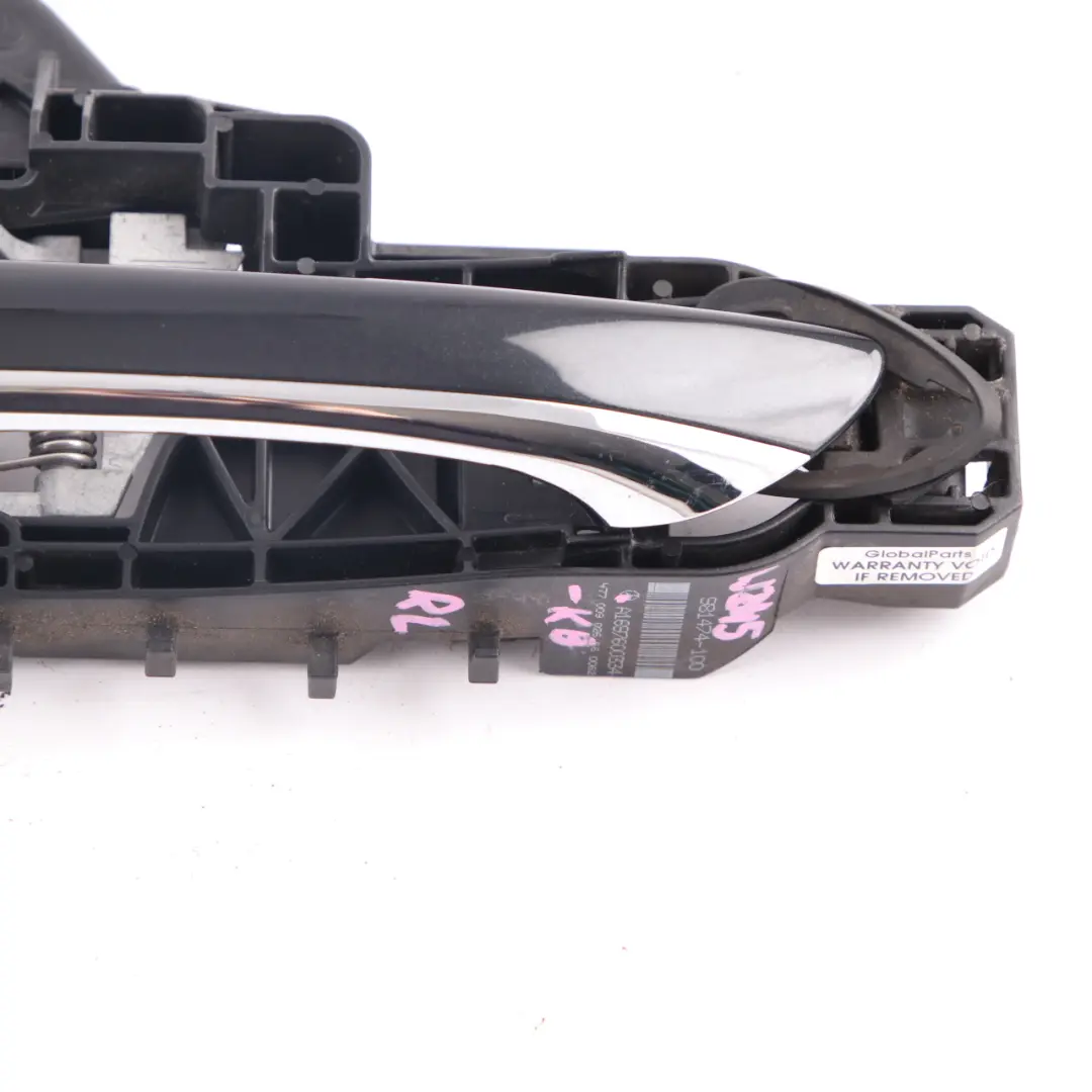 Door Handle Grab Rear Left N/S Carrier Kosmos Black to Mercedes W245 with Part number A1697600334 Mercedes W245 Door Handle Grab Rear Left N/S Carrier Kosmos Black - SKU A1697600334-KB - Part number A1697600334