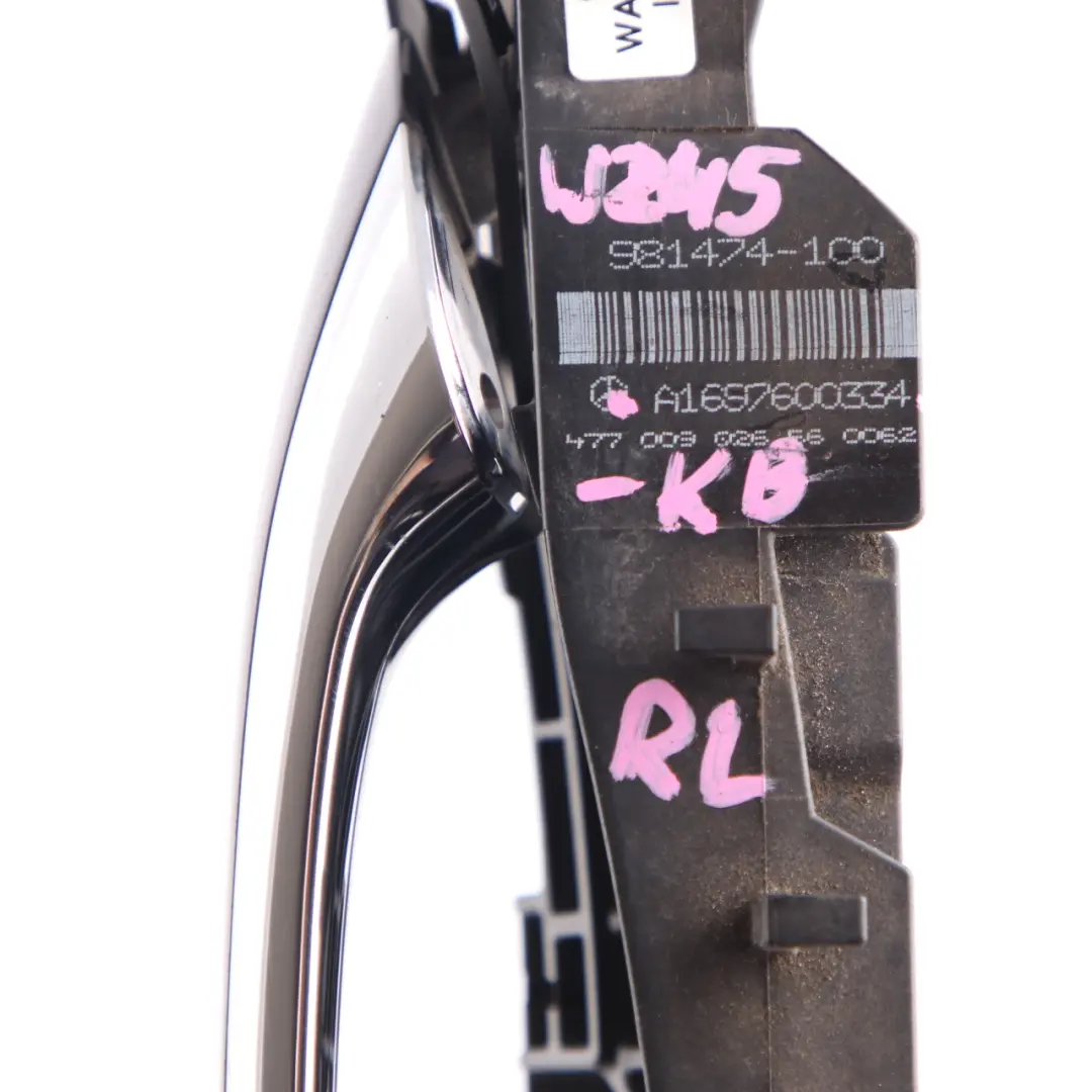 Door Handle Grab Rear Left N/S Carrier Kosmos Black to Mercedes W245 with Part number A1697600334 Mercedes W245 Door Handle Grab Rear Left N/S Carrier Kosmos Black - SKU A1697600334-KB - Part number A1697600334