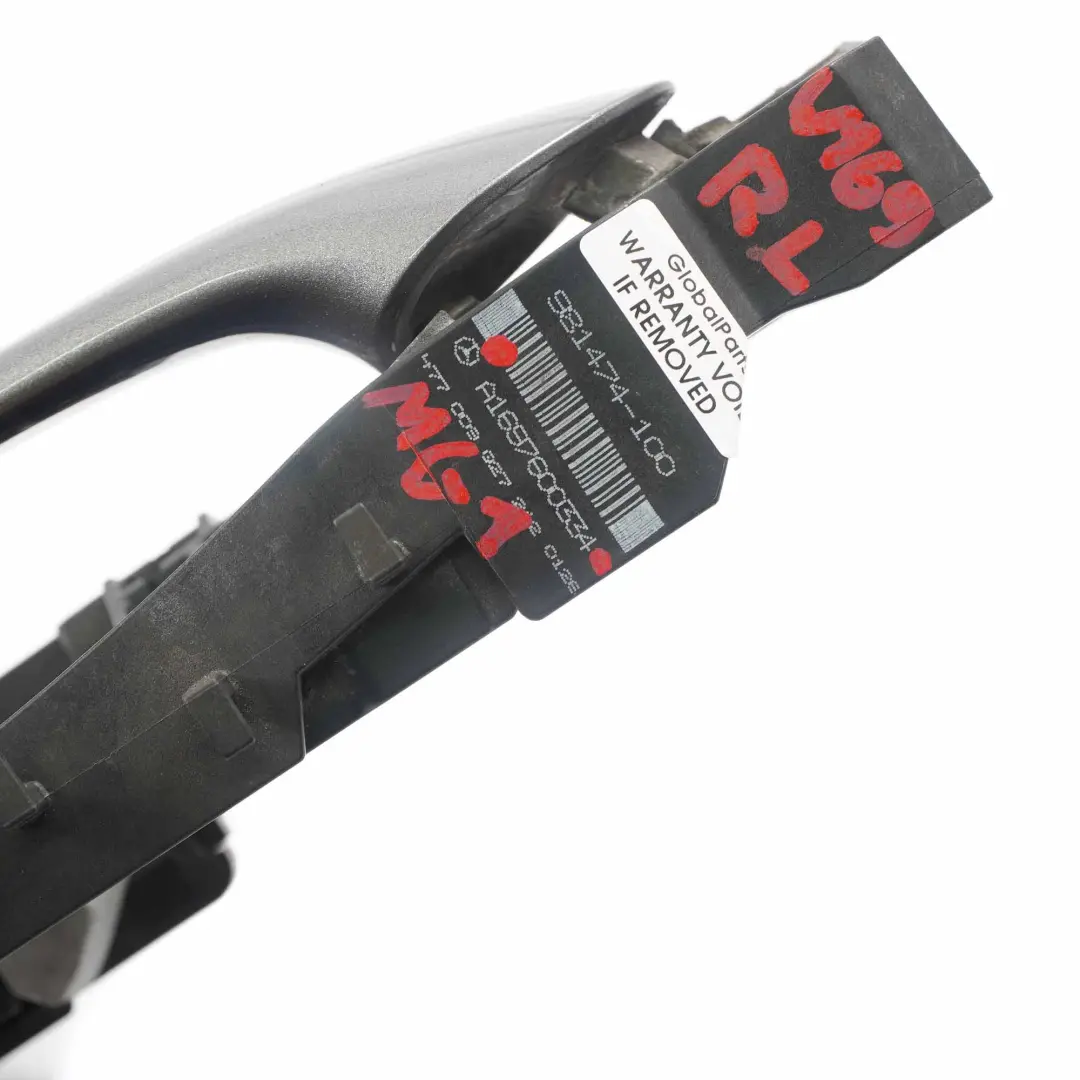 Door Handle Grab Rear Left N/S Carrier Mountain Grey 787 to Mercedes W169 with Part number A1697600334 Mercedes W169 Door Handle Grab Rear Left N/S Carrier Mountain Grey 787 - SKU A1697600334-MG - Part number A1697600334