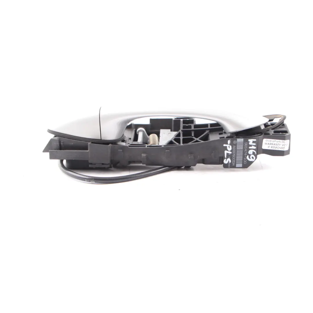  Door Handle Mercedes W169 W245 Grab Rear Left N/S Polar Silver - 761 - SKU A1697600334-PLS1 - Part number A1697600334
