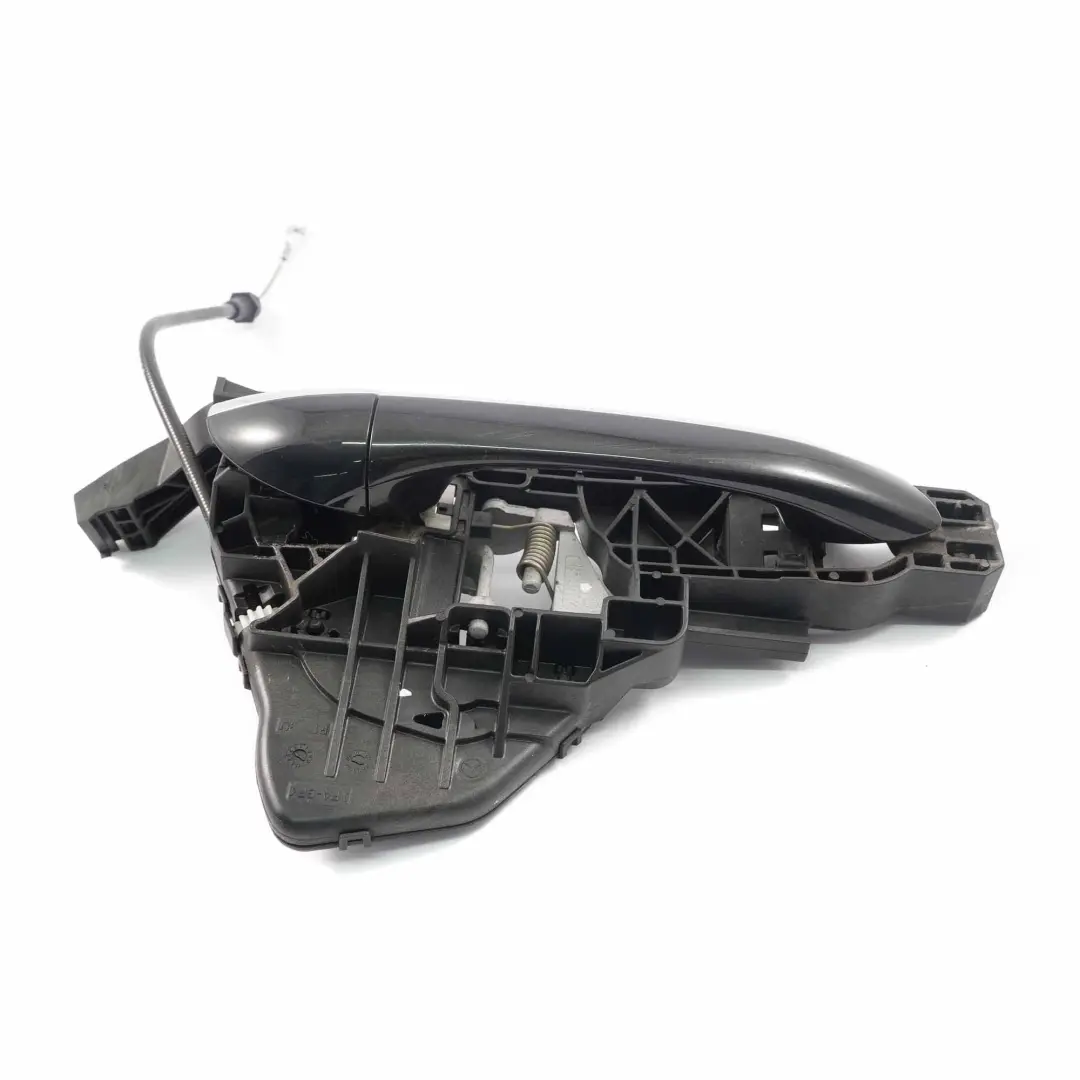 Door Handle Grab Rear Right O/S Carrier Kosmosschwarz Black 191 to Mercedes W169 with Part number A1697600434 Mercedes W169 Door Handle Grab Rear Right O/S Carrier Kosmosschwarz Black 191 - SKU A1697600434-KB - Part number A1697600434