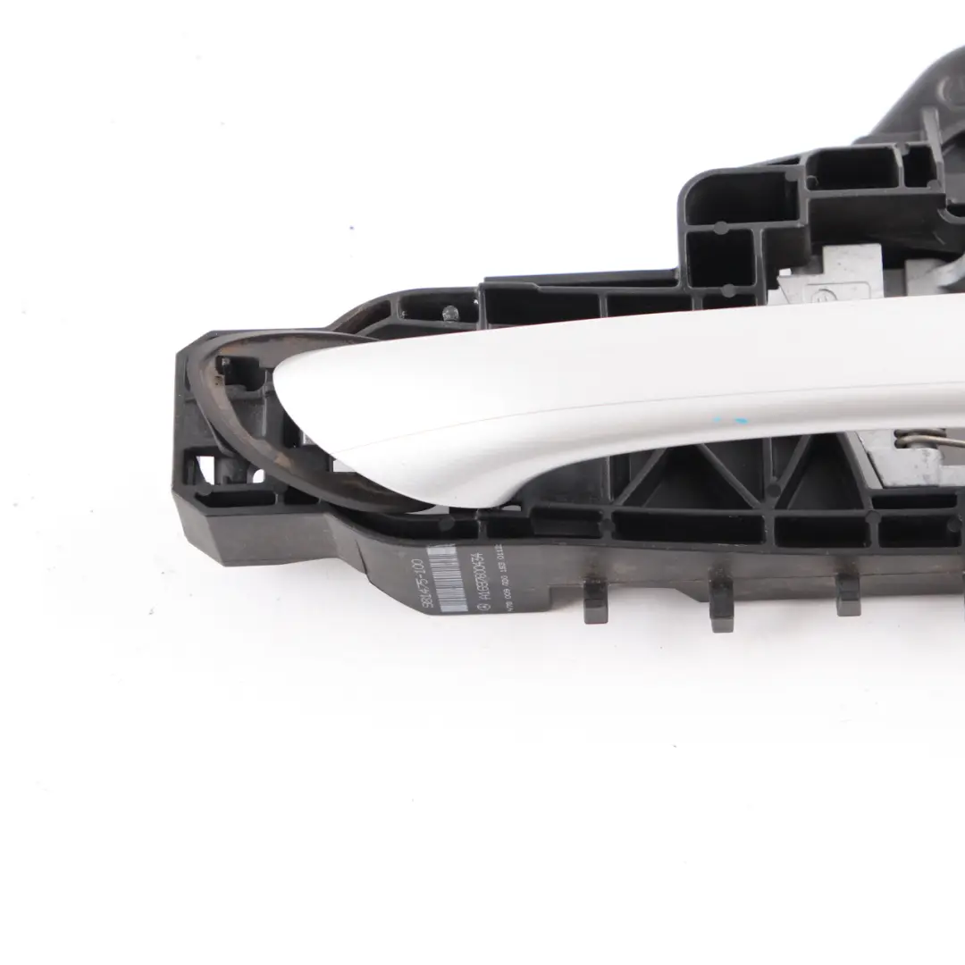 Mercedes W245 Door Handle Grab Rear Right O/S Carrier Polar Silver Metallic 761 - SKU A1697600434-PLS - Part number A1697600434