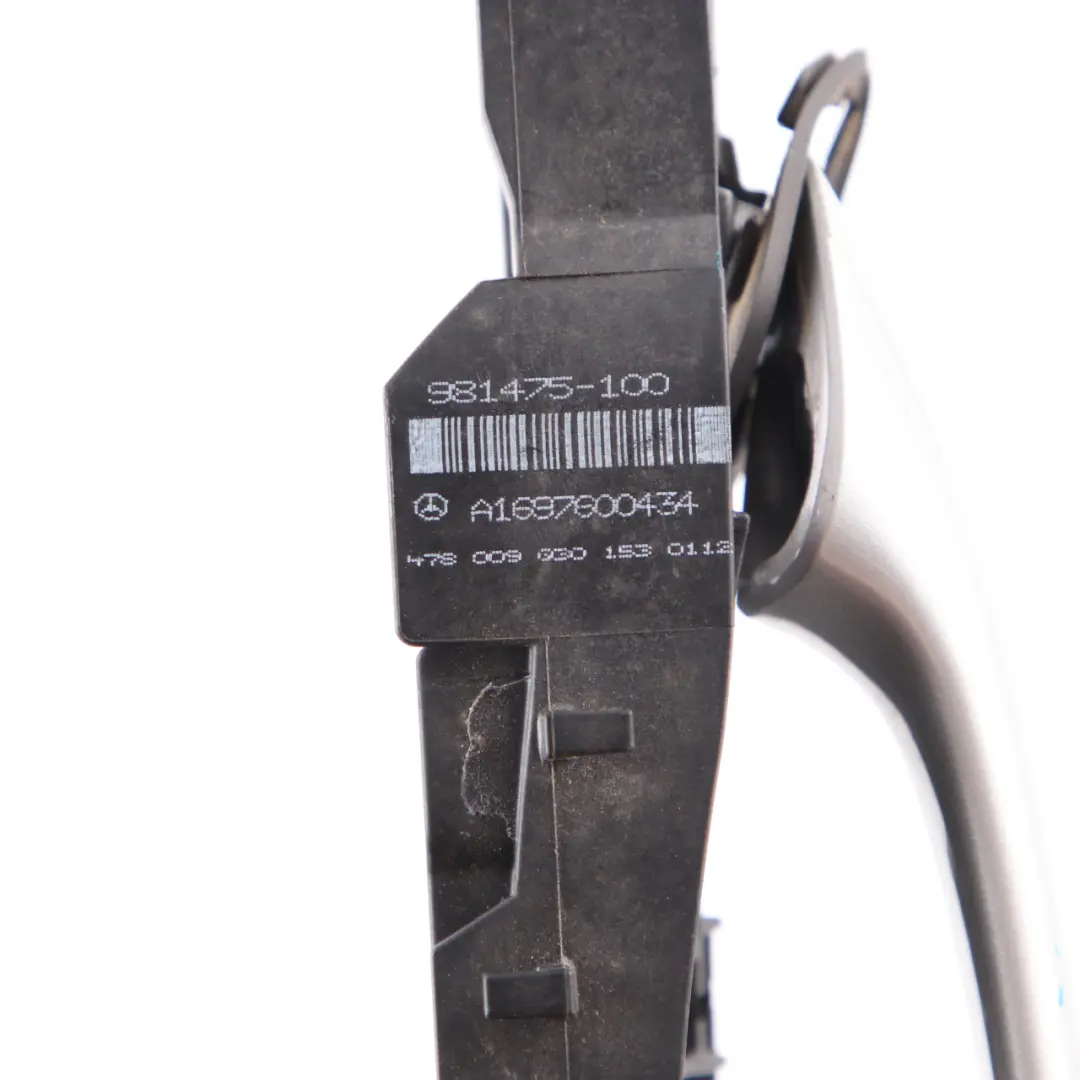 Mercedes W245 Door Handle Grab Rear Right O/S Carrier Polar Silver Metallic 761 - SKU A1697600434-PLS - Part number A1697600434