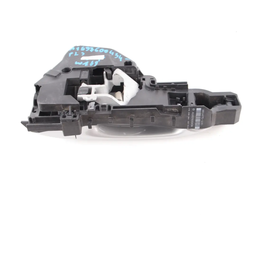 Mercedes W245 Door Handle Grab Rear Right O/S Carrier Polar Silver Metallic 761 - SKU A1697600434-PLS - Part number A1697600434