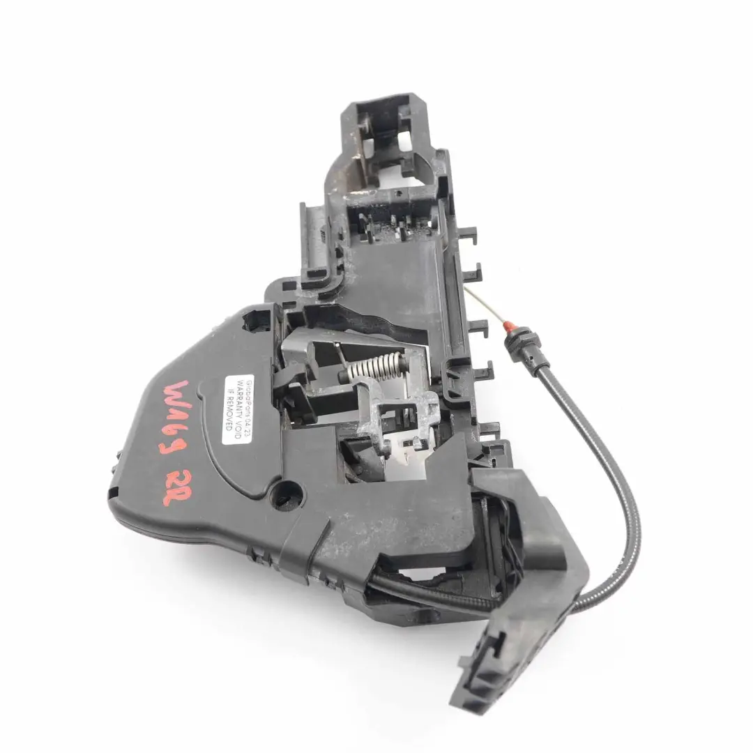 manija de la puerta trasera derecha de montaje titular para Mercedes W245 con número de pieza A1697600434 Mercedes W245 manija de la puerta trasera derecha de montaje titular - SKU A1697600434 - Número de pieza A1697600434