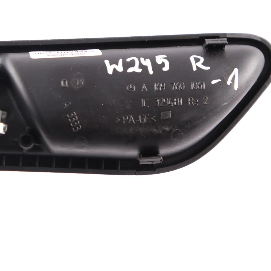 Mercedes W169 W245 Right O/S Interior Door Handle Black - SKU A1697601061-1 - Part number A1697601061