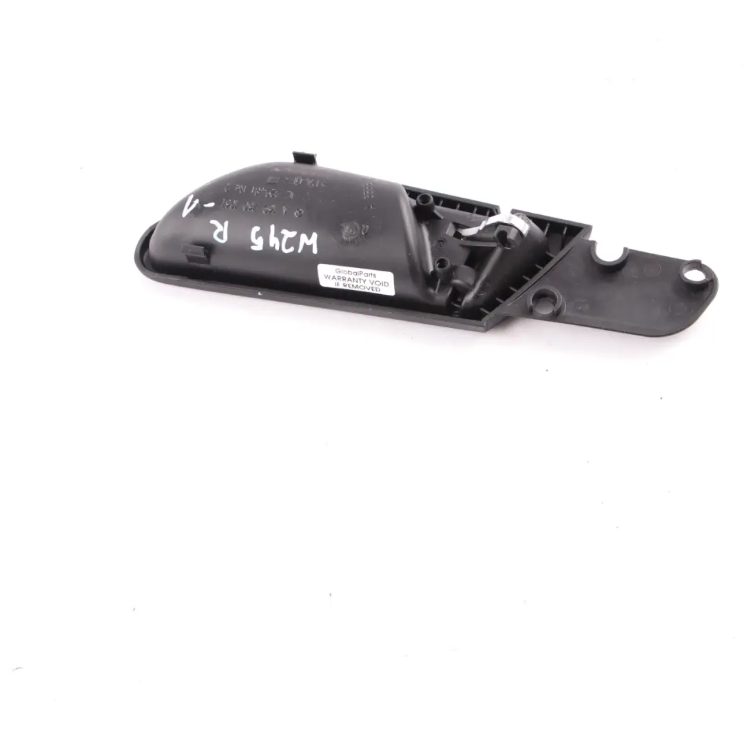 Manija de la puerta interior derecha Negro para Mercedes W169 W245 con número de pieza A1697601061 Mercedes W169 W245 Manija de la puerta interior derecha Negro - SKU A1697601061-1 - Número de pieza A1697601061