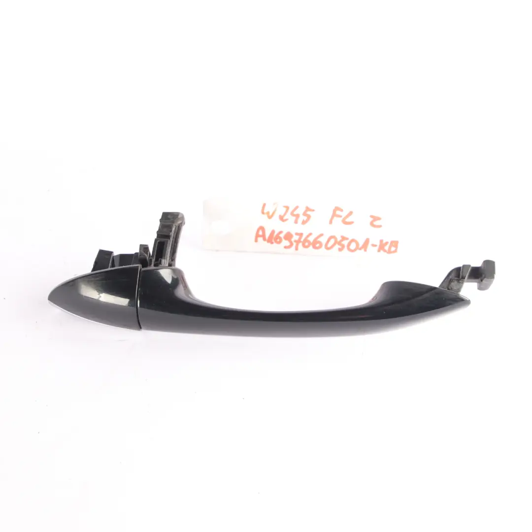 Mercedes W169 W245 Haltegriff hinten links Tür Kosmos Schwarz Metallic 191U - SKU A1697660501-KB - Teilenummer A1697660501