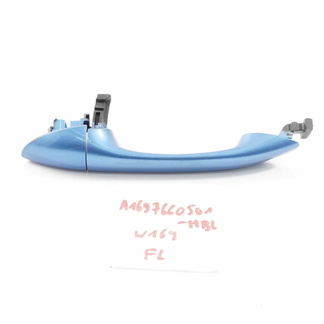  Door Handle Mercedes W169 W245 Grab Front Left N/S Mistral Blue Metallic - 955 - SKU A1697660501-MBL - Part number A1697660501