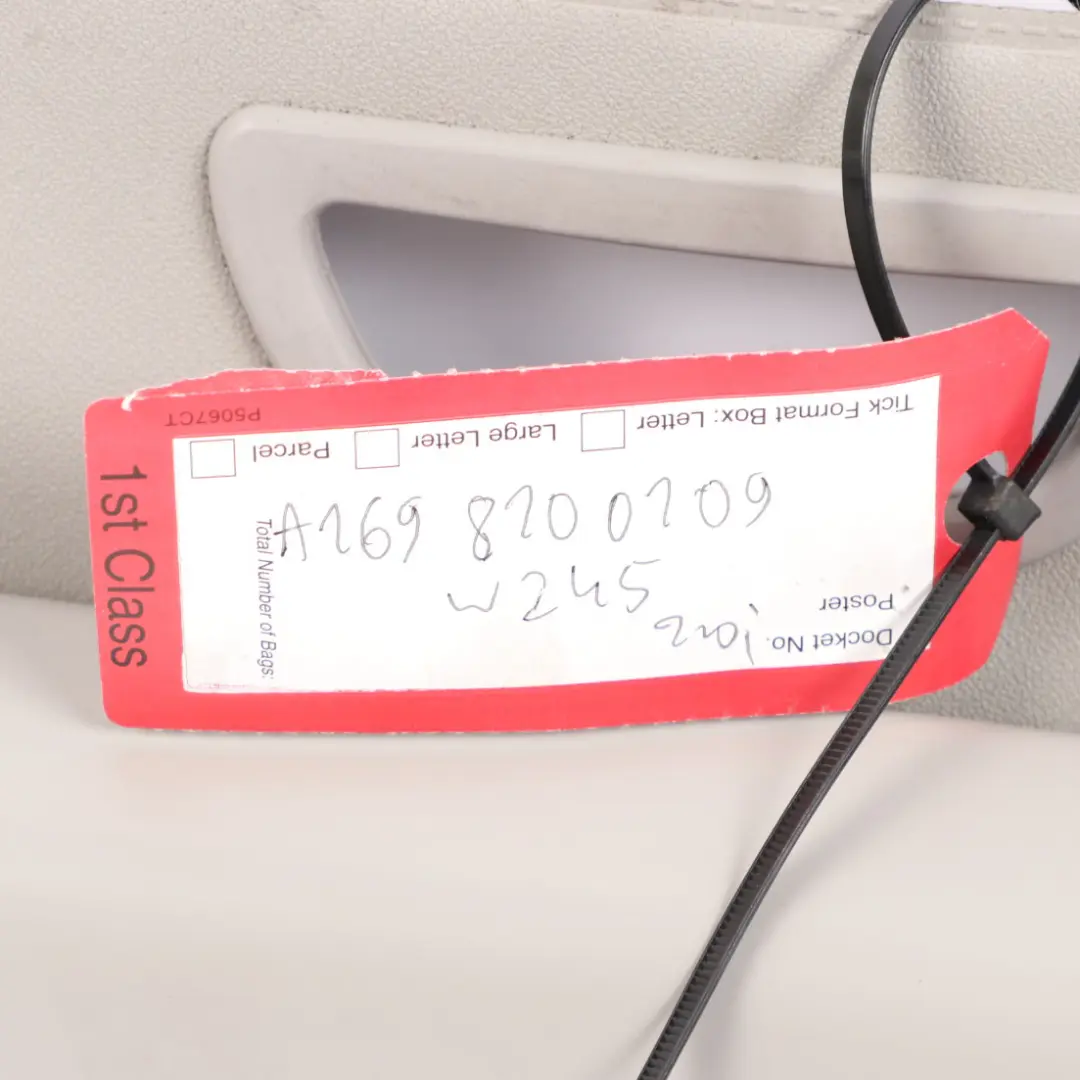 Mercedes W245 Rear Roller Blind Parcel Storage Shelf Grey - SKU A1698100109 - Part number A1698100109