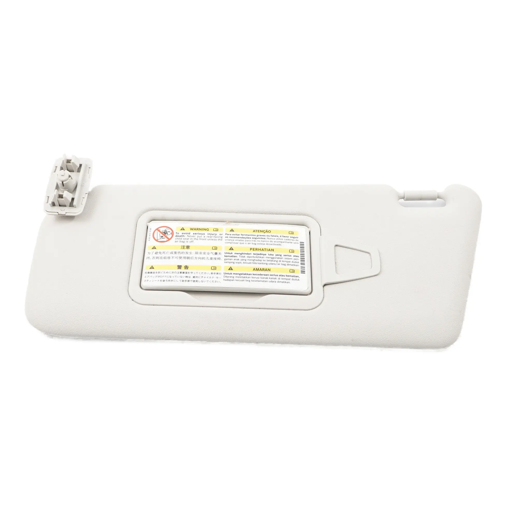 Pare-soleil Mercedes W169 W245 Panneau recouvrement gauche Gris A1698100110