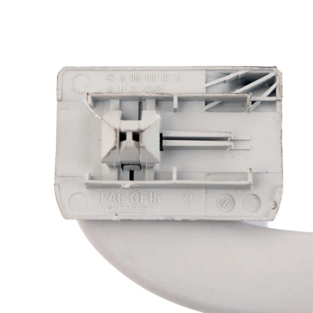 Left Right N/O/S Roof Grab Handle Set Grey to Mercedes W169 W245 with Part number A1698100151 Mercedes W169 W245 Left Right N/O/S Roof Grab Handle Set Grey - SKU A1698100151-2 - Part number A1698100151