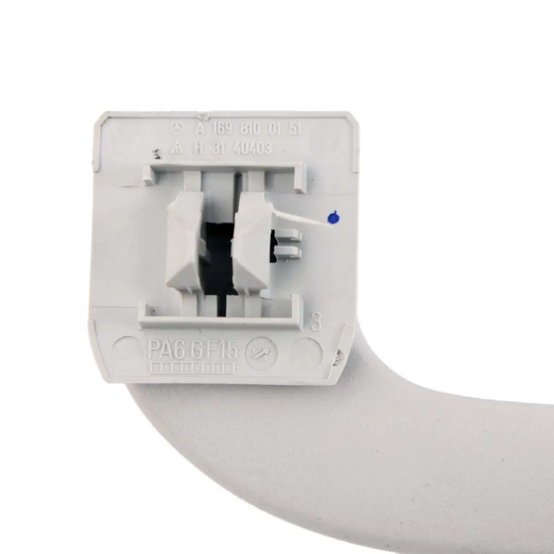 Left Right N/O/S Roof Grab Handle Set Grey to Mercedes W169 W245 with Part number A1698100151 Mercedes W169 W245 Left Right N/O/S Roof Grab Handle Set Grey - SKU A1698100151-2 - Part number A1698100151