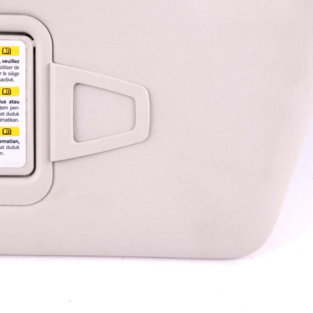 Parasol Izquierdo Panel Gris para Mercedes W169 W245 con número de pieza A1698100310 Mercedes W169 W245 Parasol Izquierdo Panel Gris - SKU A1698100310-1 - Número de pieza A1698100310