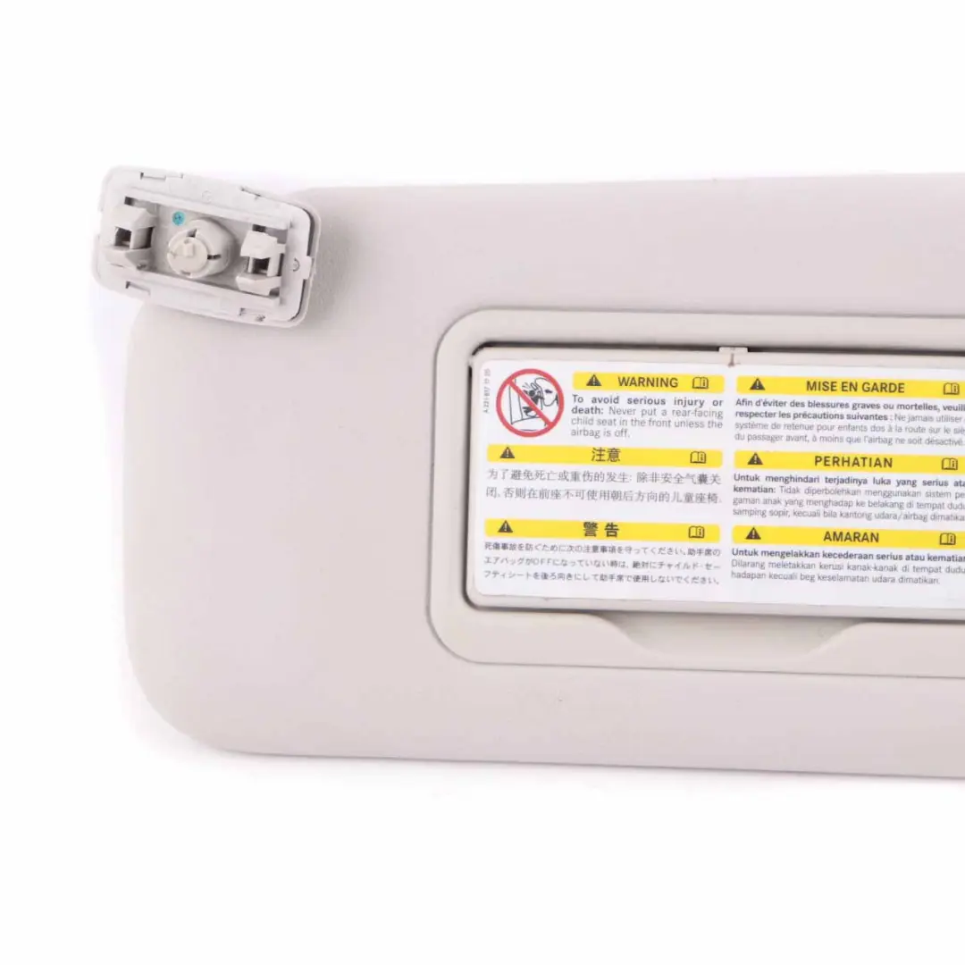 Aletta parasole Mercedes W169 W245 pannello sinistro Grigio per con numero di parte A1698100310 Aletta parasole Mercedes W169 W245 pannello sinistro Grigio - SKU A1698100310-2 - Numero di parte A1698100310