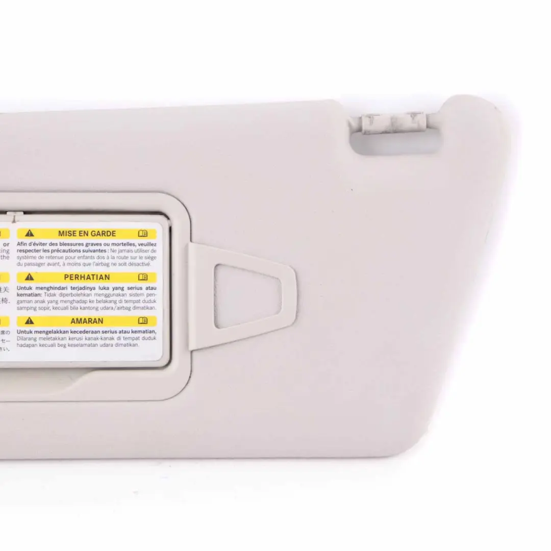 Aletta parasole Mercedes W169 W245 pannello sinistro Grigio per con numero di parte A1698100310 Aletta parasole Mercedes W169 W245 pannello sinistro Grigio - SKU A1698100310-2 - Numero di parte A1698100310