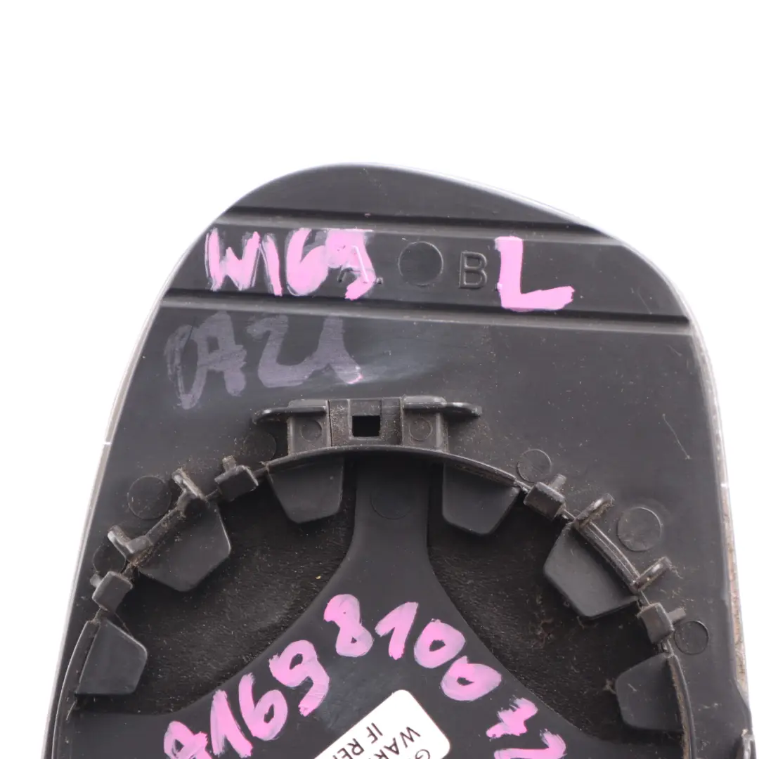  Wing Mirror Glass Mercedes W169 W245 Door Left N/S Outside - SKU A1698100721-1 - Part number A1698100721