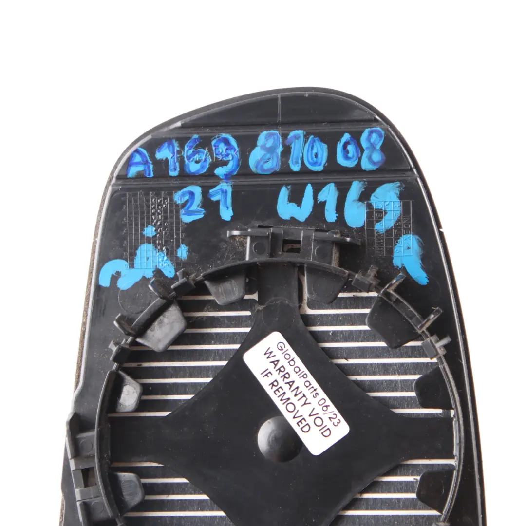  Specchio retrovisore Mercedes W169 W245 Porta Destra Riscaldato - SKU A1698100821 - Numero di parte A1698100821