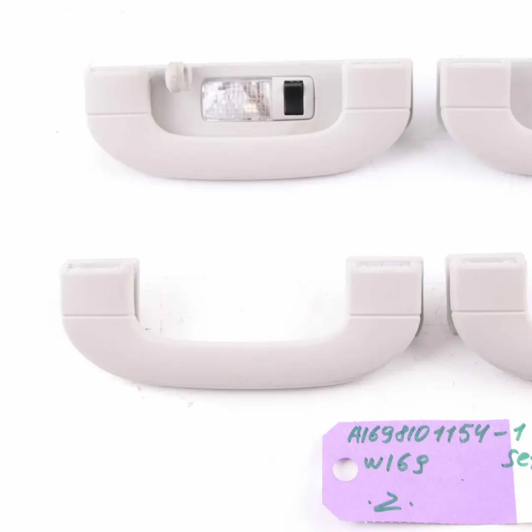 Poignée de toit Mercedes W169 W245 Set gris Avant Arrière Gauche Droite pour à propos du numéro de pièce A1698101154 Poignée de toit Mercedes W169 W245 Set gris Avant Arrière Gauche Droite - SKU A1698101154-1 - Numéro de pièce A1698101154