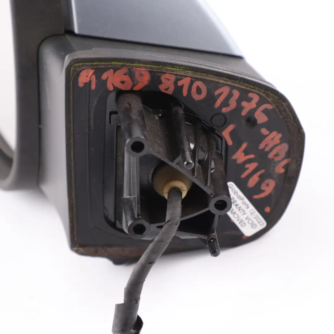 Wing Mirror Outside Left N/S Horizon Blue - 391 to Mercedes W169 with Part number A1698101376 Mercedes W169 Wing Mirror Outside Left N/S Horizon Blue - 391 - SKU A1698101376-HBL - Part number A1698101376