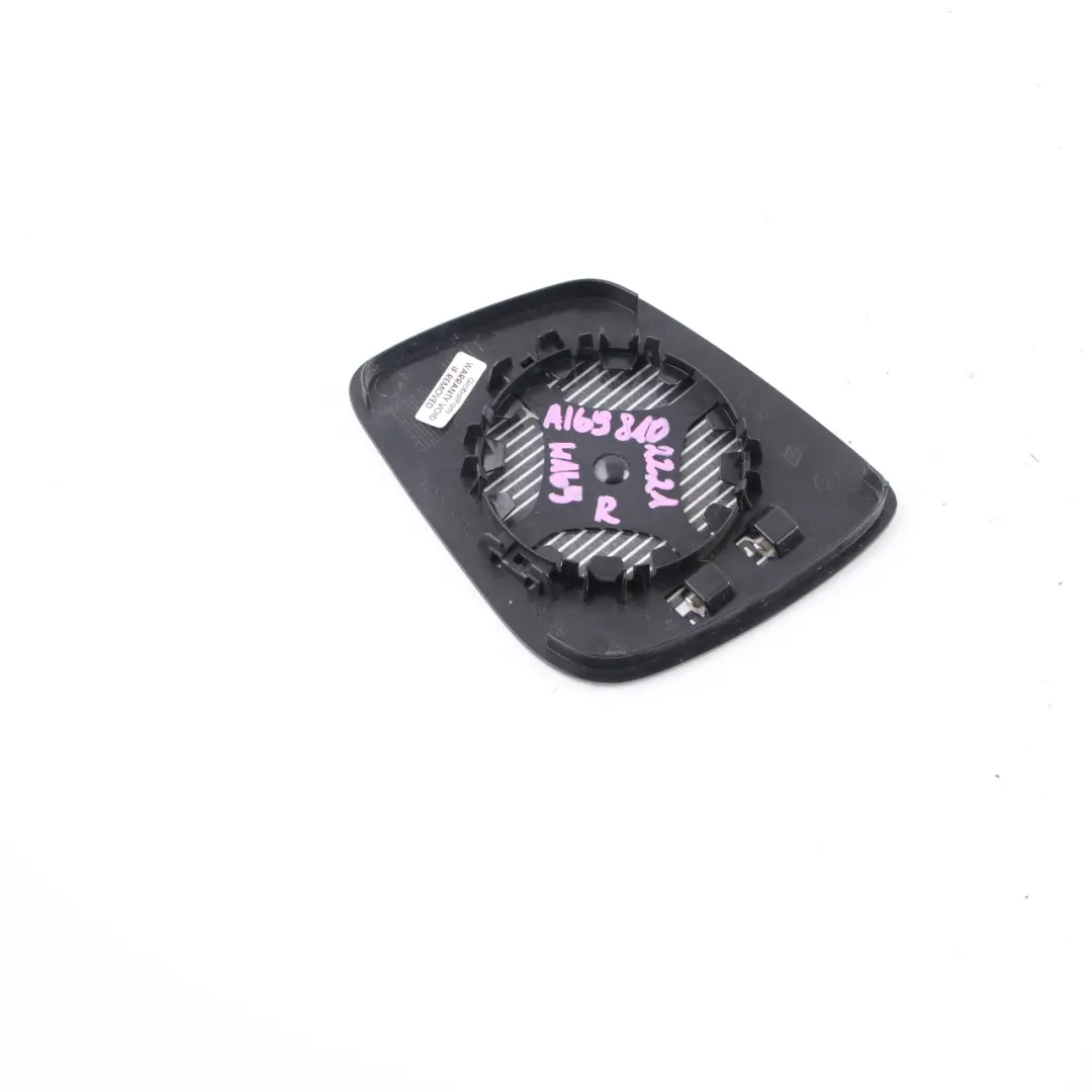 Mirror Glass Mercedes W169 W245 Right O/S Door Wing Heated to with Part number A1698102221 Mirror Glass Mercedes W169 W245 Right O/S Door Wing Heated - SKU A1698102221 - Part number A1698102221