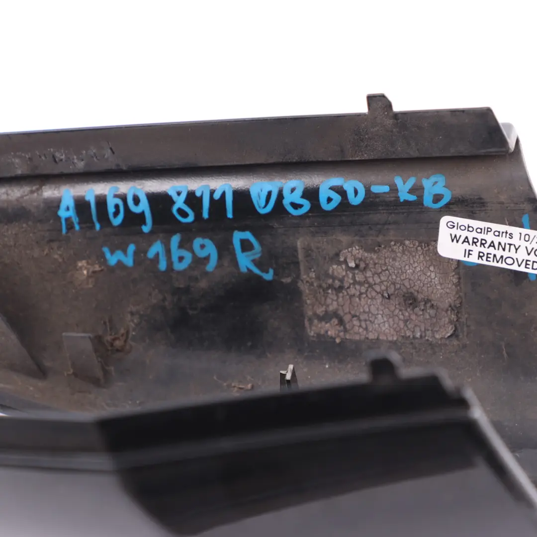 Wing Mirror Cover Mercedes W169 W245 Right O/S Cap Kosmos Cosmic Black - 191 to with Part number A1698110860 Wing Mirror Cover Mercedes W169 W245 Right O/S Cap Kosmos Cosmic Black - 191 - SKU A1698110860-KB - Part number A1698110860