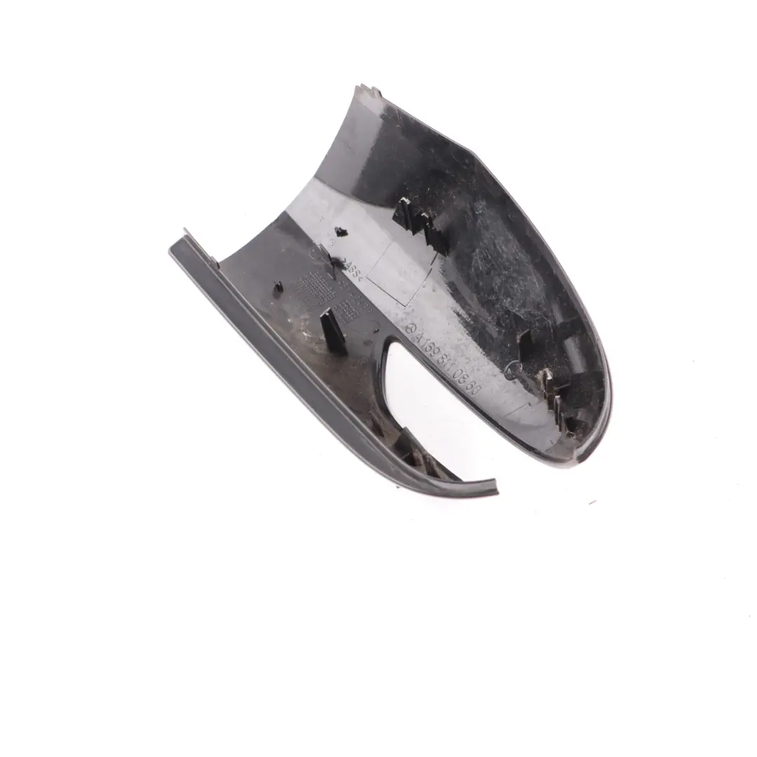 Wing Mirror Cover Mercedes W169 W245 Right O/S Cap Kosmos Cosmic Black - 191 to with Part number A1698110860 Wing Mirror Cover Mercedes W169 W245 Right O/S Cap Kosmos Cosmic Black - 191 - SKU A1698110860-KB - Part number A1698110860