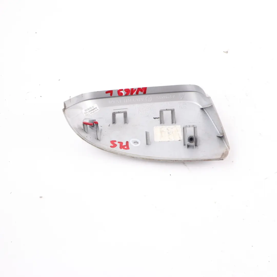  Wing Mirror Cover Mercedes W169 W245 Left N/S Housing Polar Silver Metallic 761 - SKU A1698111560-PLS - Part number A1698111560