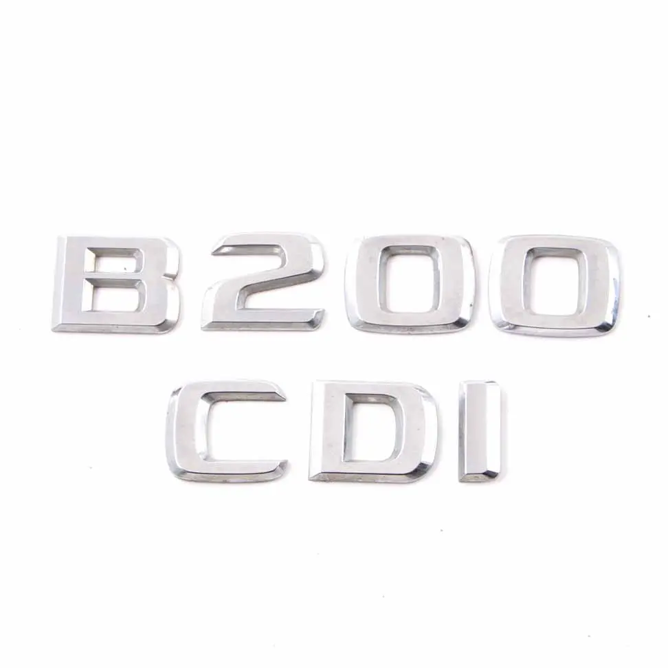 Schriftzug Emblem B200 CDI hinten Kofferraum Heckklappe aufgeklebt für Mercedes W245 mit Teilenummer A1698171315 Mercedes W245 Schriftzug Emblem B200 CDI hinten Kofferraum Heckklappe aufgeklebt - SKU A1698171315-1 - Teilenummer A1698171315