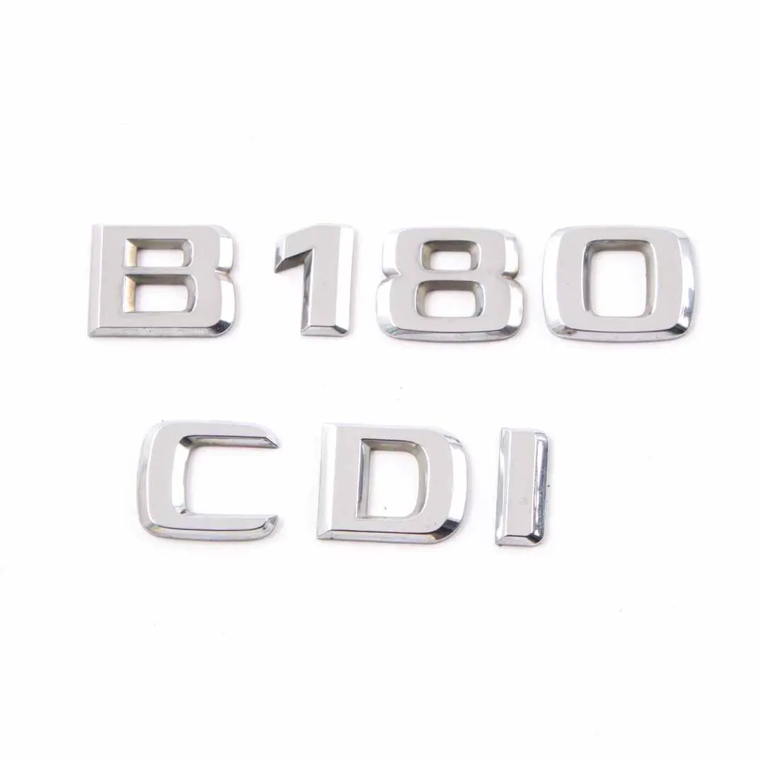 Mercedes W245 Lettering Emblem B180 CDI Rear Boot Trunk Tailgate Adhered - SKU A1698171415 - Part number A1698171415
