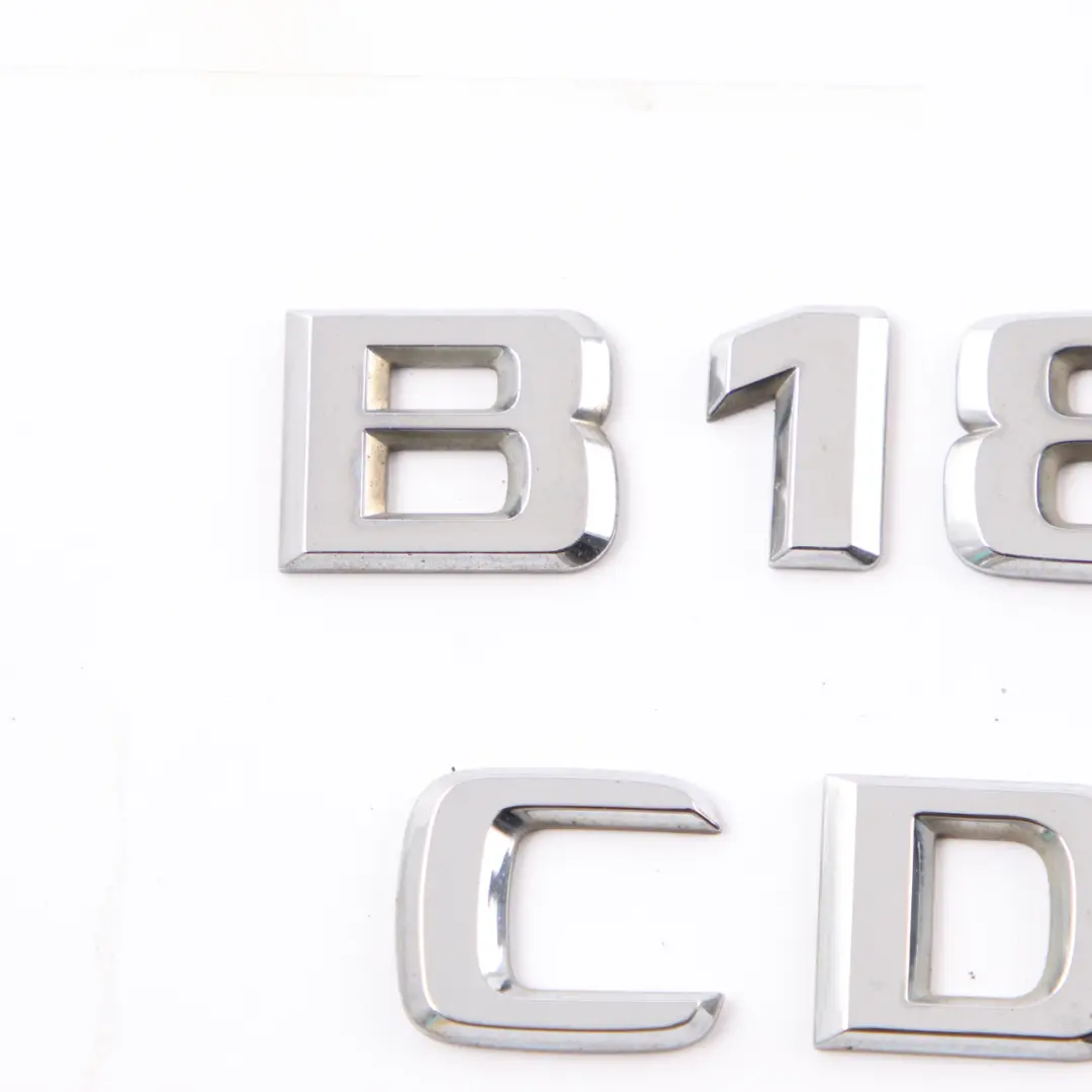 Mercedes W245 Lettering Emblem B180 CDI Rear Boot Trunk Tailgate Adhered - SKU A1698171415 - Part number A1698171415