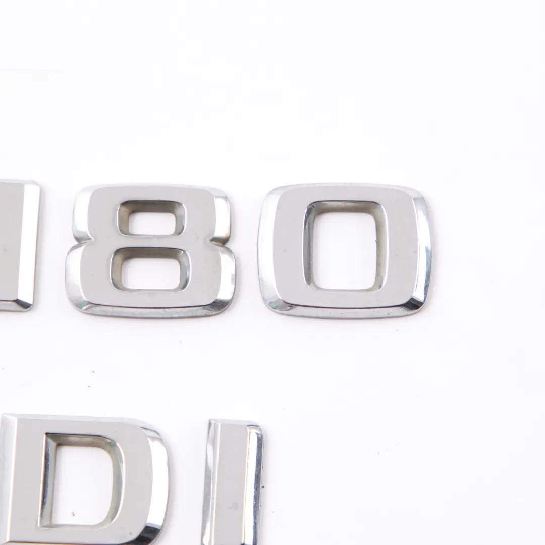 Mercedes W245 Lettering Emblem B180 CDI Rear Boot Trunk Tailgate Adhered - SKU A1698171415 - Part number A1698171415