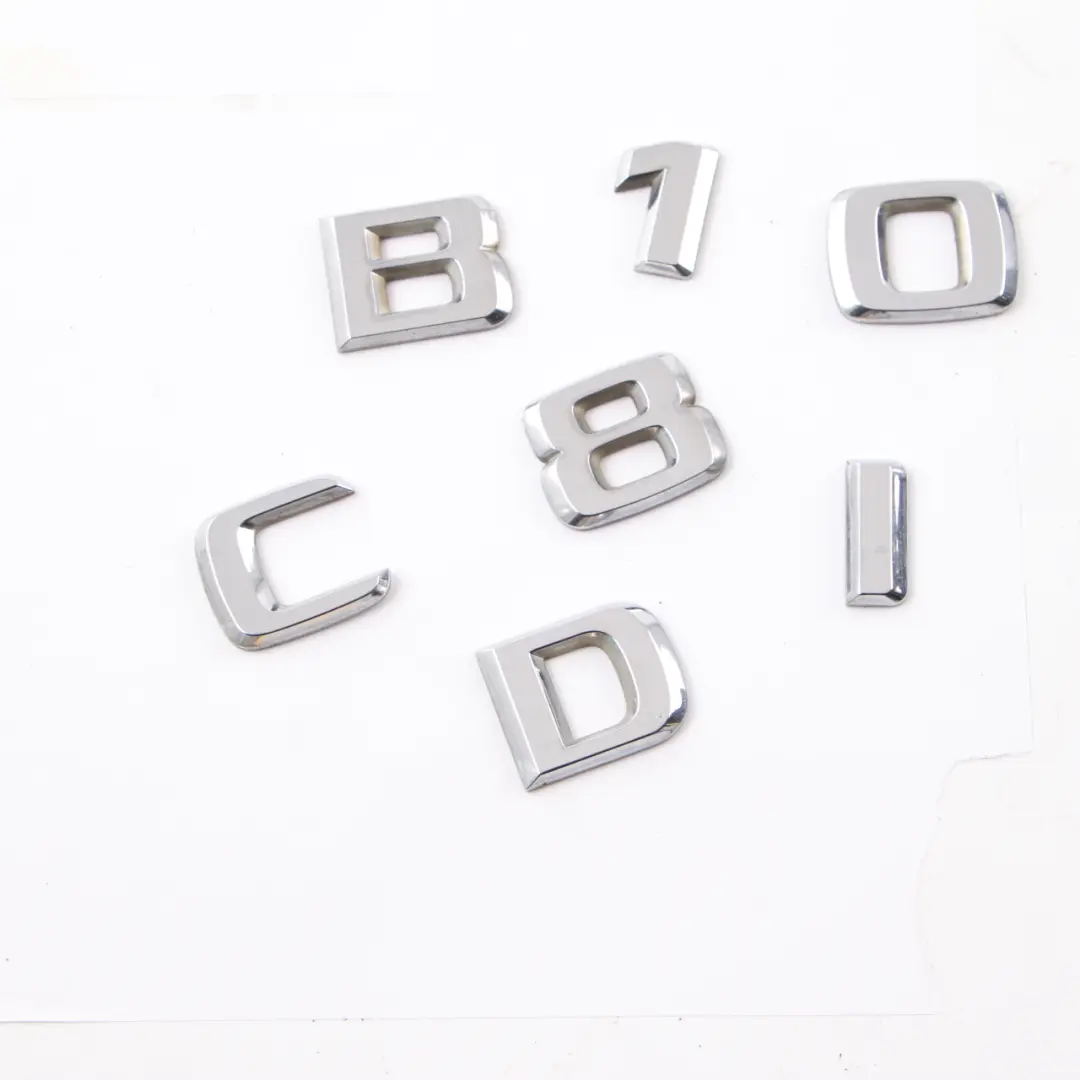 Lettering Emblem B180 CDI Rear Boot Trunk Tailgate Adhered to Mercedes W245 with Part number A1698171415 Mercedes W245 Lettering Emblem B180 CDI Rear Boot Trunk Tailgate Adhered - SKU A1698171415 - Part number A1698171415