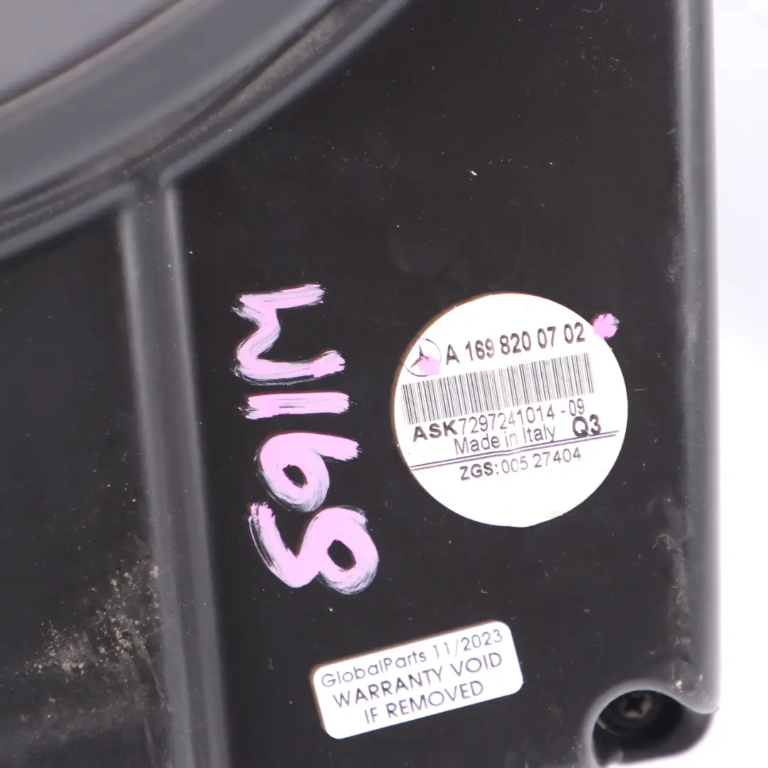 Mercedes W169 W245 Speaker Trunk In Spare Wheel Cover Subwoofer - SKU A1698200702 - Part number A1698200702