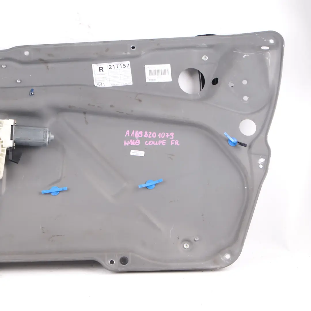 Window Lifter Front Right Door O/S Regulator Coupe to Mercedes W169 with Part number A1698201079 Mercedes W169 Window Lifter Front Right Door O/S Regulator Coupe - SKU A1698201079 - Part number A1698201079