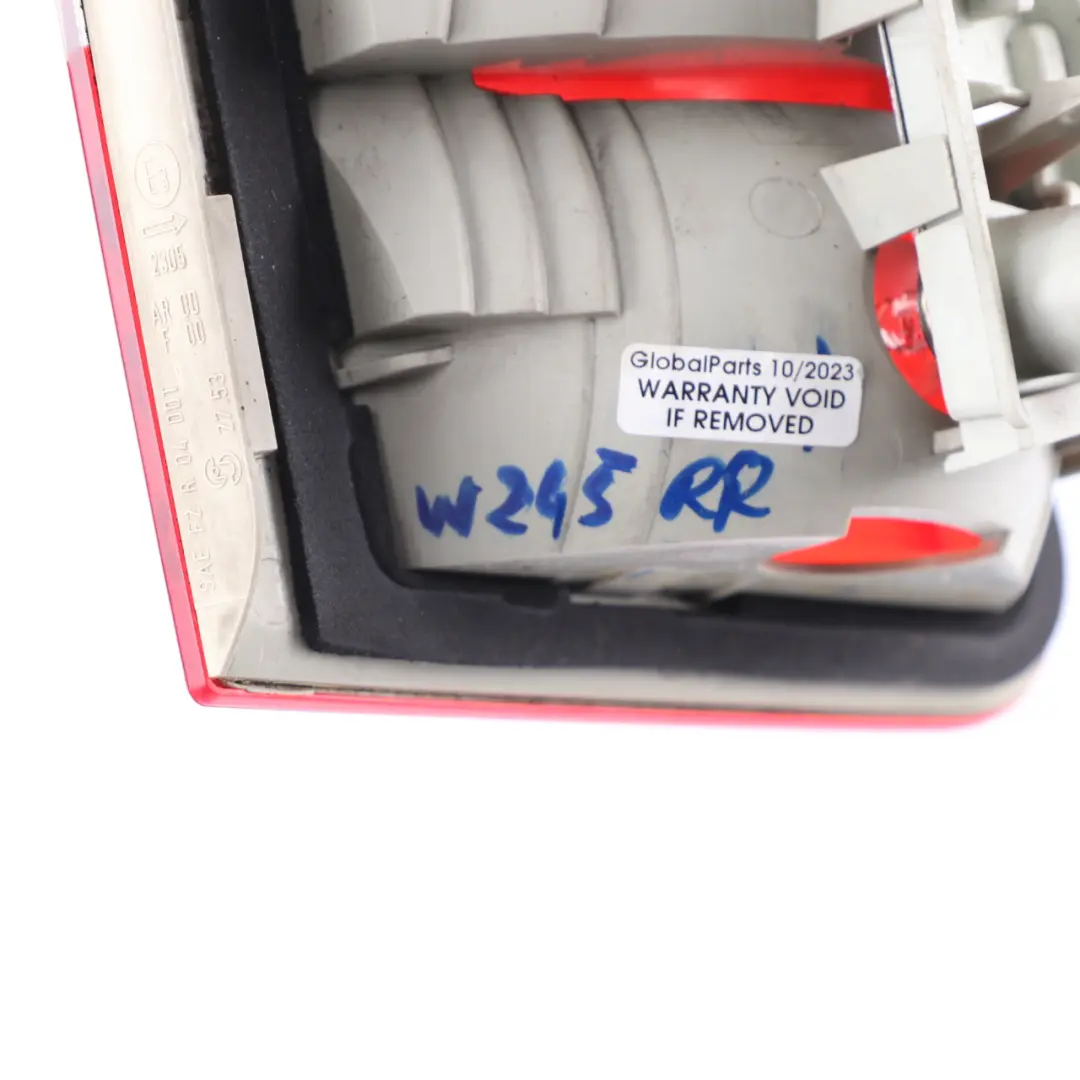 Luz Trasera Derecha Tapa Maletero Portón Trasero para Mercedes W245 con número de pieza A1698201264 Mercedes W245 Luz Trasera Derecha Tapa Maletero Portón Trasero - SKU A1698201264 - Número de pieza A1698201264