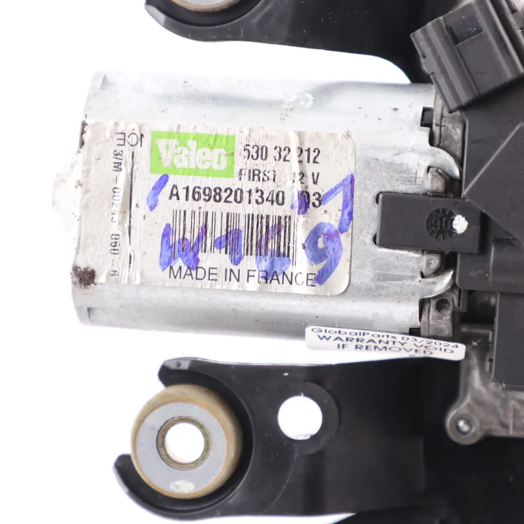 moteur d'essuie glace arrière coffre hayon pour Mercedes W169 à propos du numéro de pièce A1698201340 Mercedes W169 moteur d'essuie glace arrière coffre hayon - SKU A1698201340-1 - Numéro de pièce A1698201340