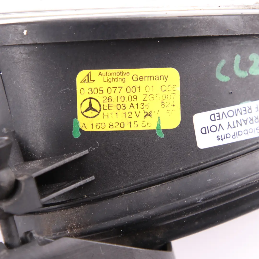  Fendinebbia Mercedes W169 Luce Sinistra paraurti anteriore - SKU A1698201556 - Numero di parte A1698201556