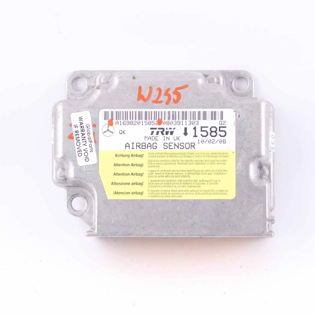 Mercedes W245 ECU Steuergerät Sensor Modul Luft A1698201585